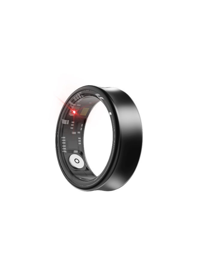 general Smart Ring for Heart Rate, Blood Oxygen, Sleep Monitoring, all Weather Motion Calculation, 24-hour Health Monitoring, Protect Your Health, Lightweight and Comfortable, 5ATM Waterproof, Photo Control, Hand Gestures Browse Tiktok, Black No.T1/2 - Image 4